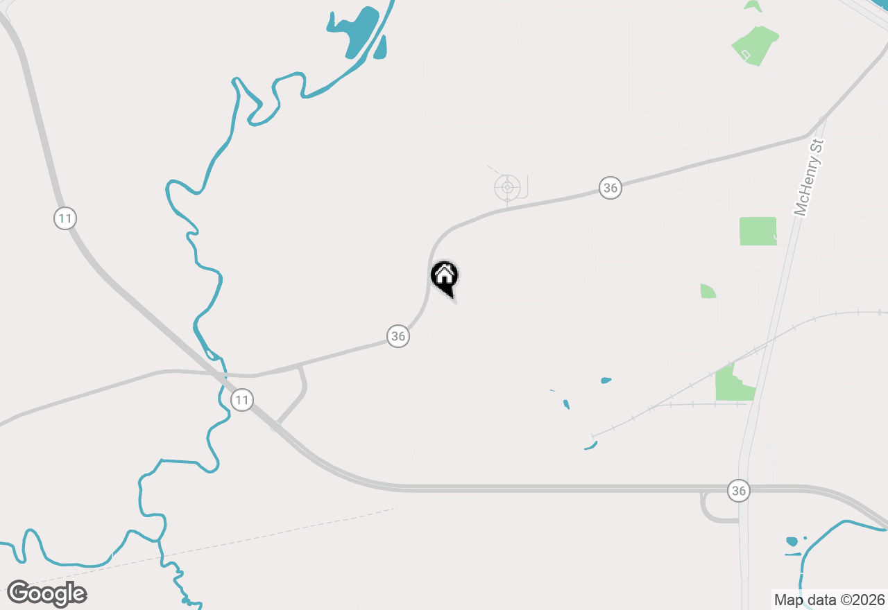 Map of 1009 Spring Valley Rd, Burlington, WI 53105