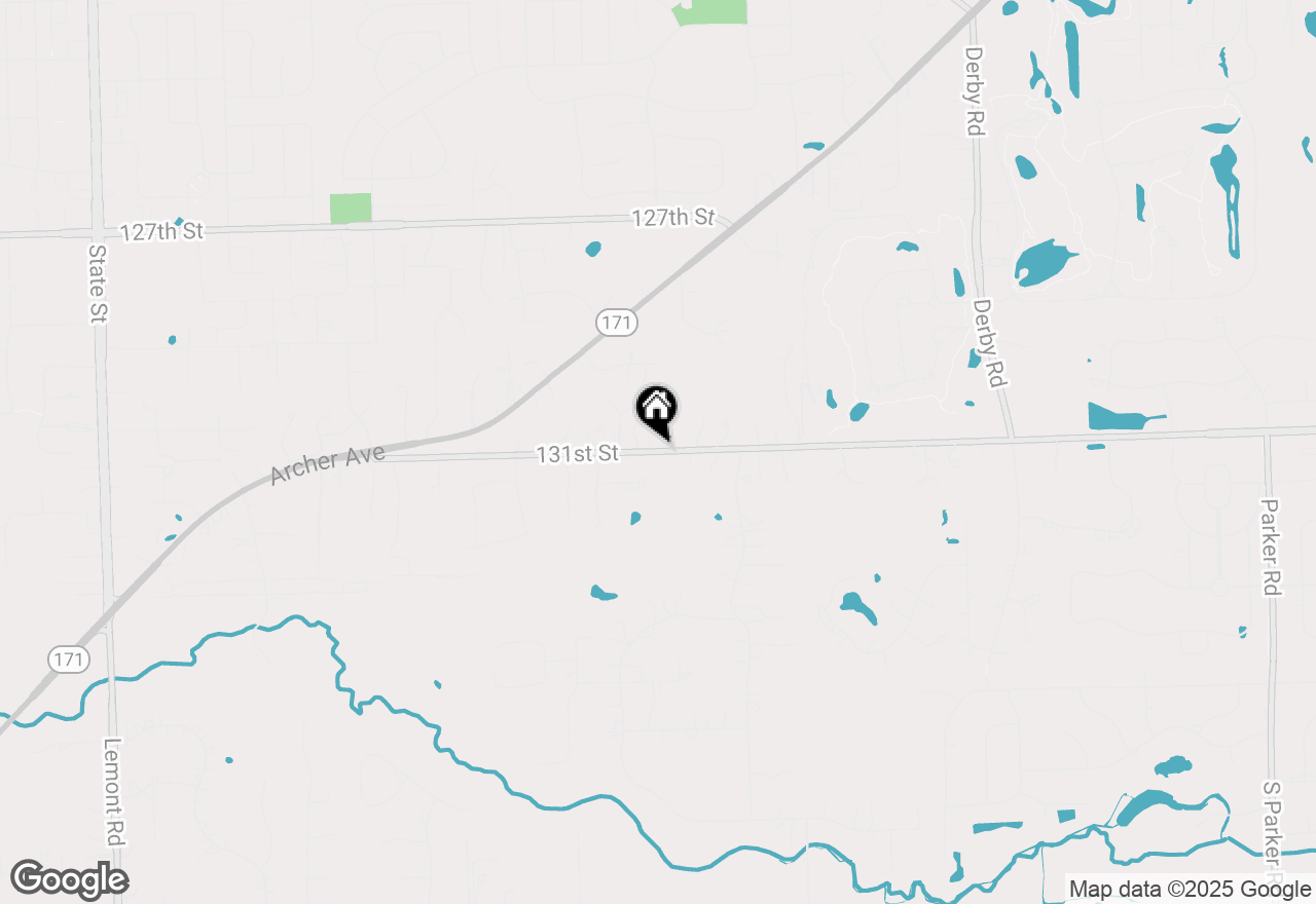 Map of 14605 W 131st Street, Lemont, IL 60439