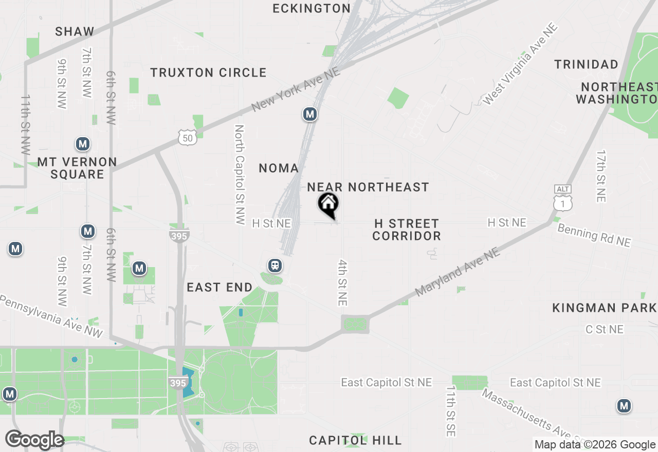 Map of 301 H Street Ne #201, Washington, DC 20002