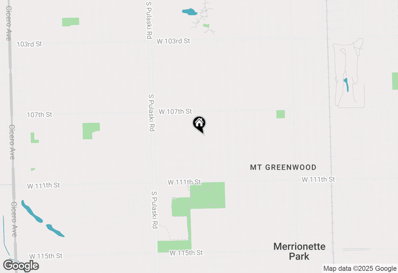 Map of 10825 S Ridgeway Avenue, Chicago, IL 60655