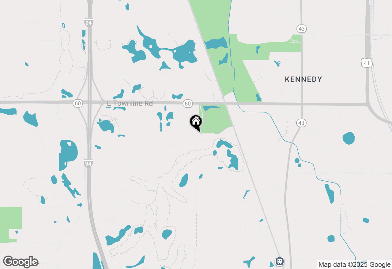 Map of 195 S Bradford Court, Lake Forest, IL 60045