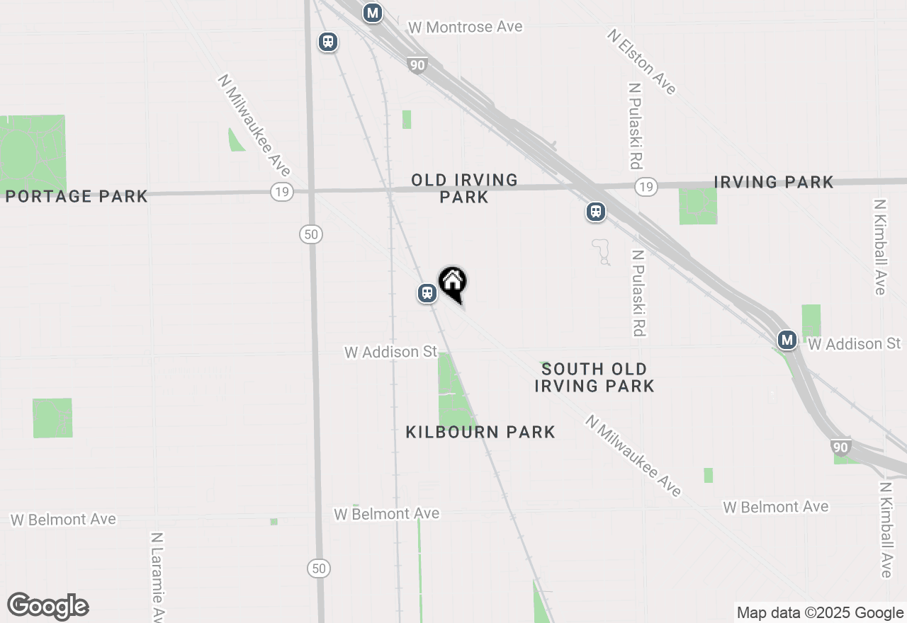 Map of 3702 N Milwaukee Avenue, Chicago, IL 60641