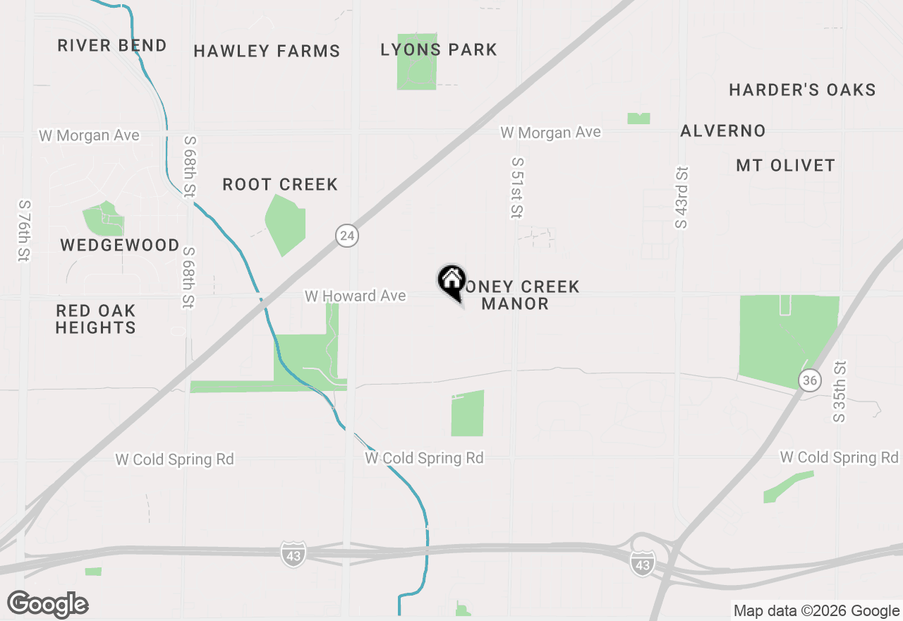 Map of 5322 W Van Beck Ave, Milwaukee, WI 53220