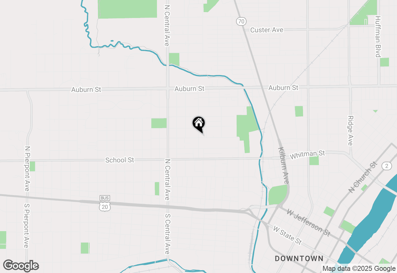 Map of 709 Furman Street, Rockford, IL 61101
