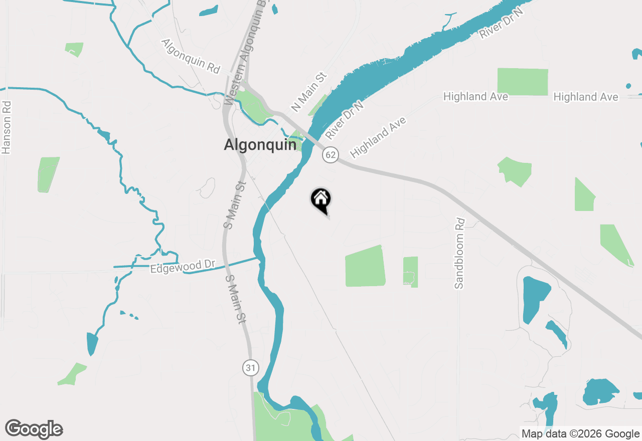 Map of 420 Summit Street, Algonquin, IL 60102