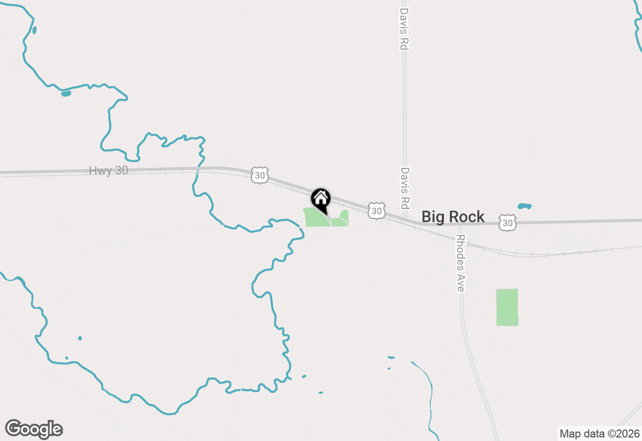 Map of (Address confidential), Big Rock, Illinois 60511