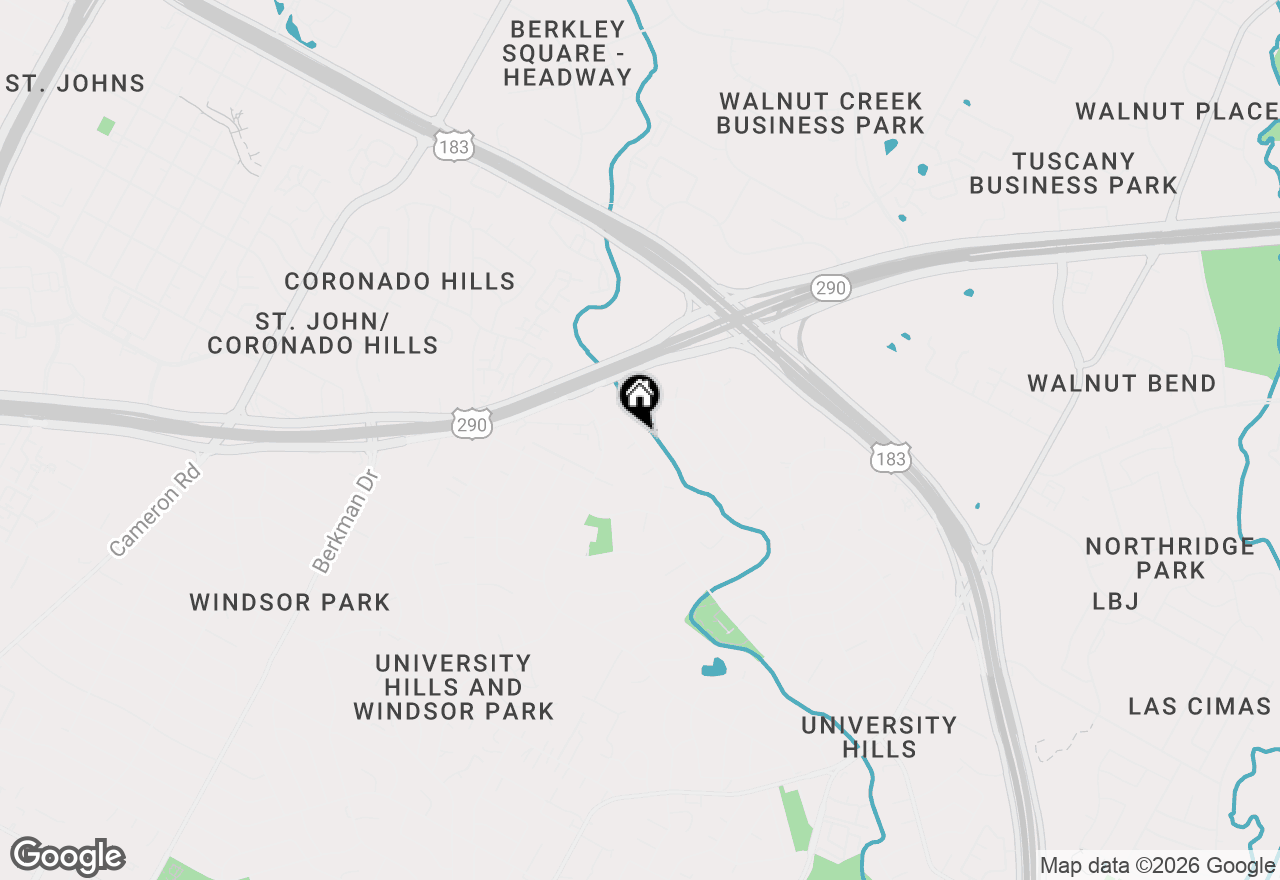 Map of 7019 Creighton Ln, Austin, TX 78723