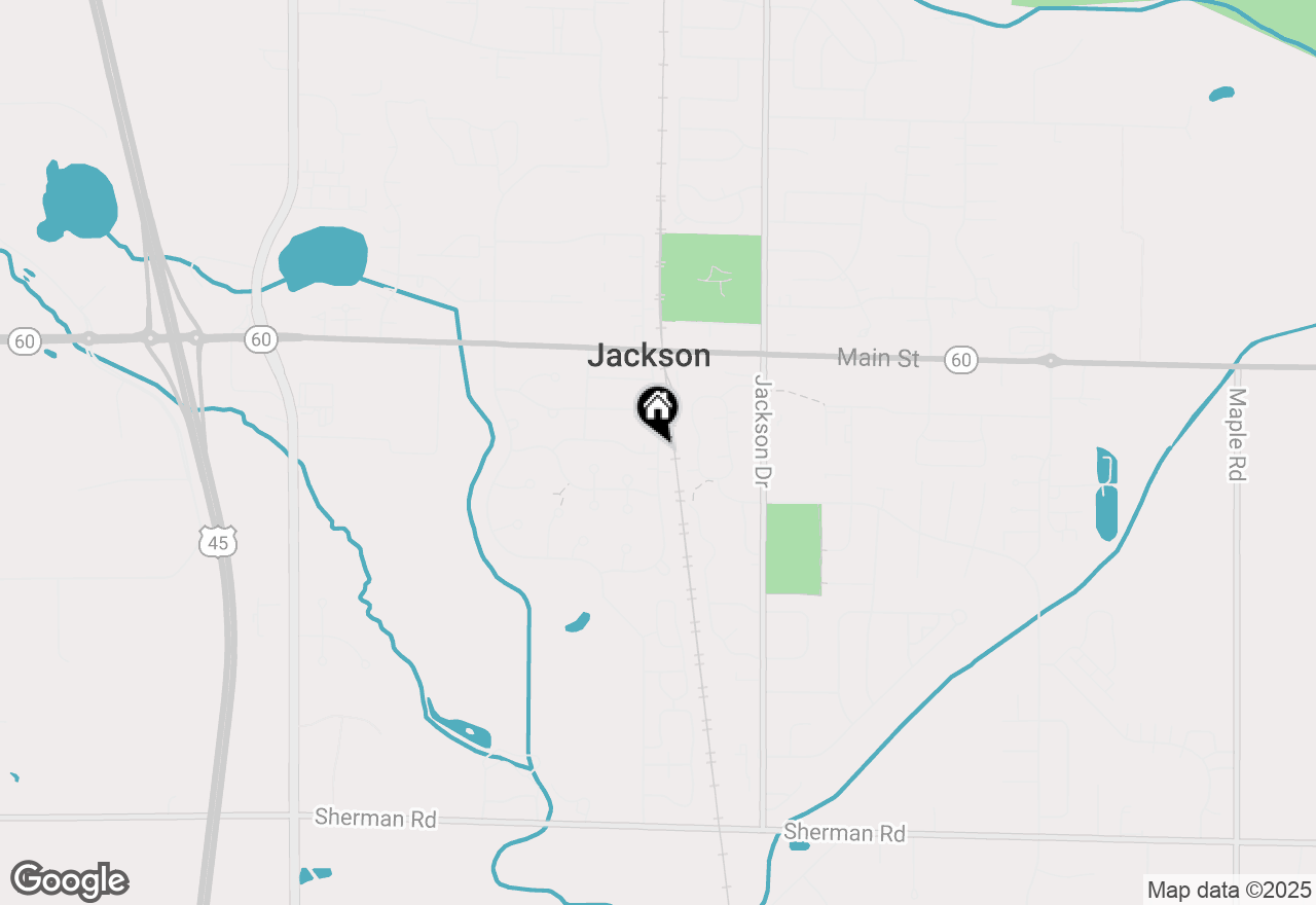Map of W208N16586 S Center Street, Jackson, WI 53037