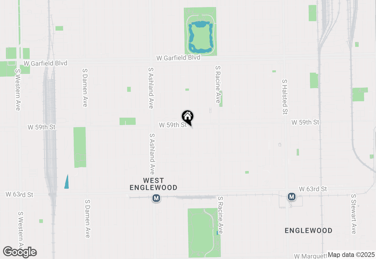 Map of 5917 S Loomis Boulevard #G, Chicago, IL 60636