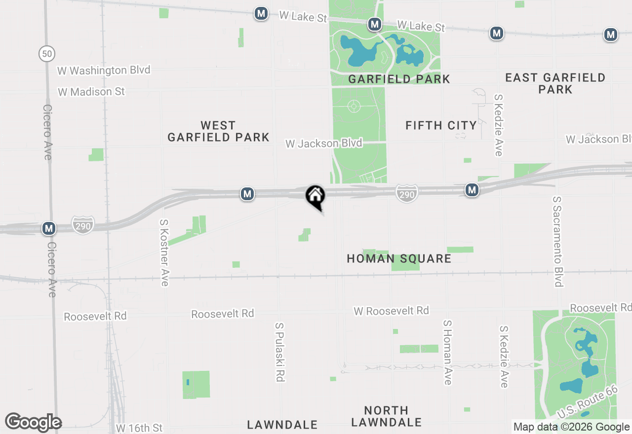 Map of 3839 W Flournoy Street, Chicago, IL 60624