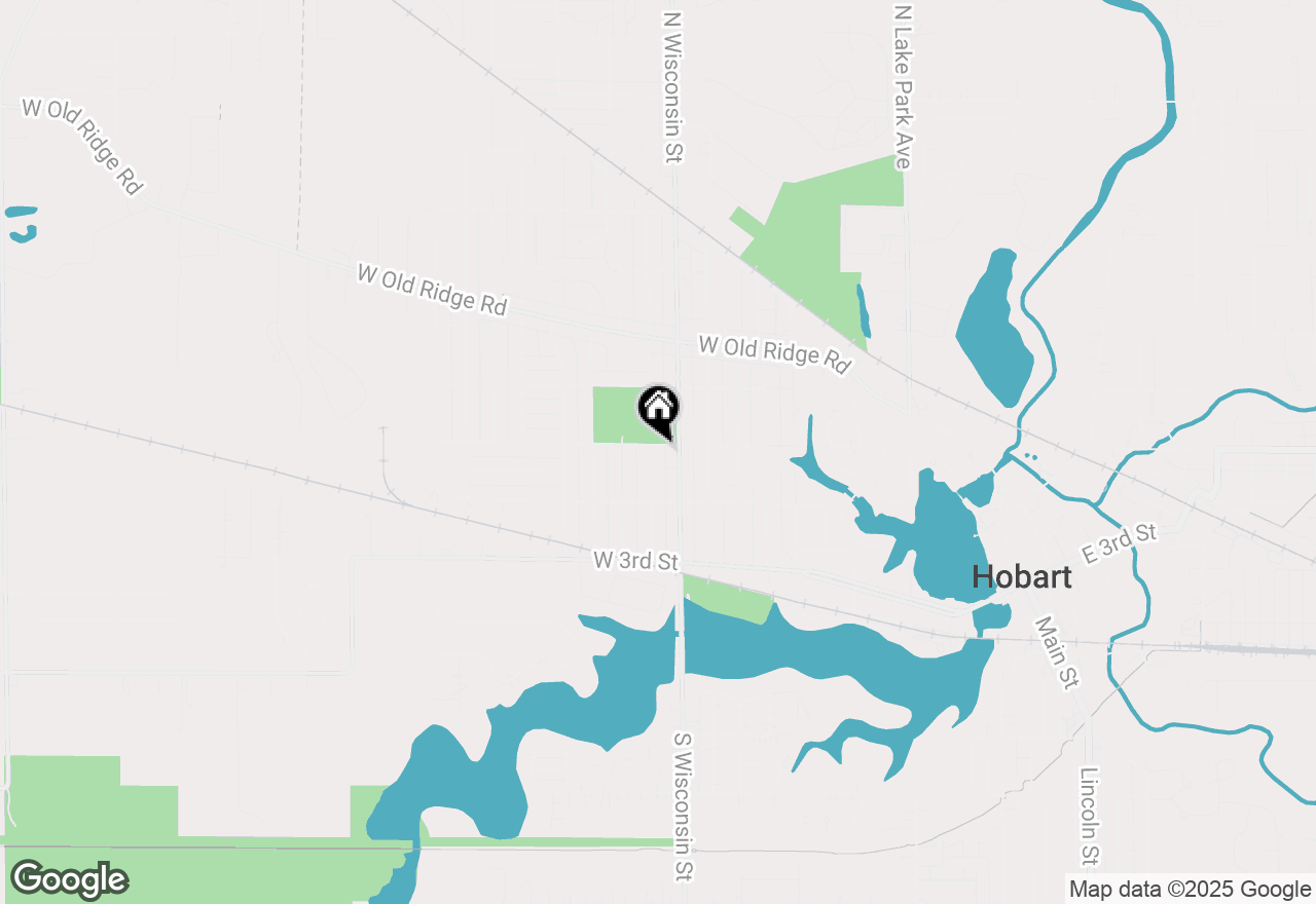Map of 103 S California Street, Hobart, IN 46342