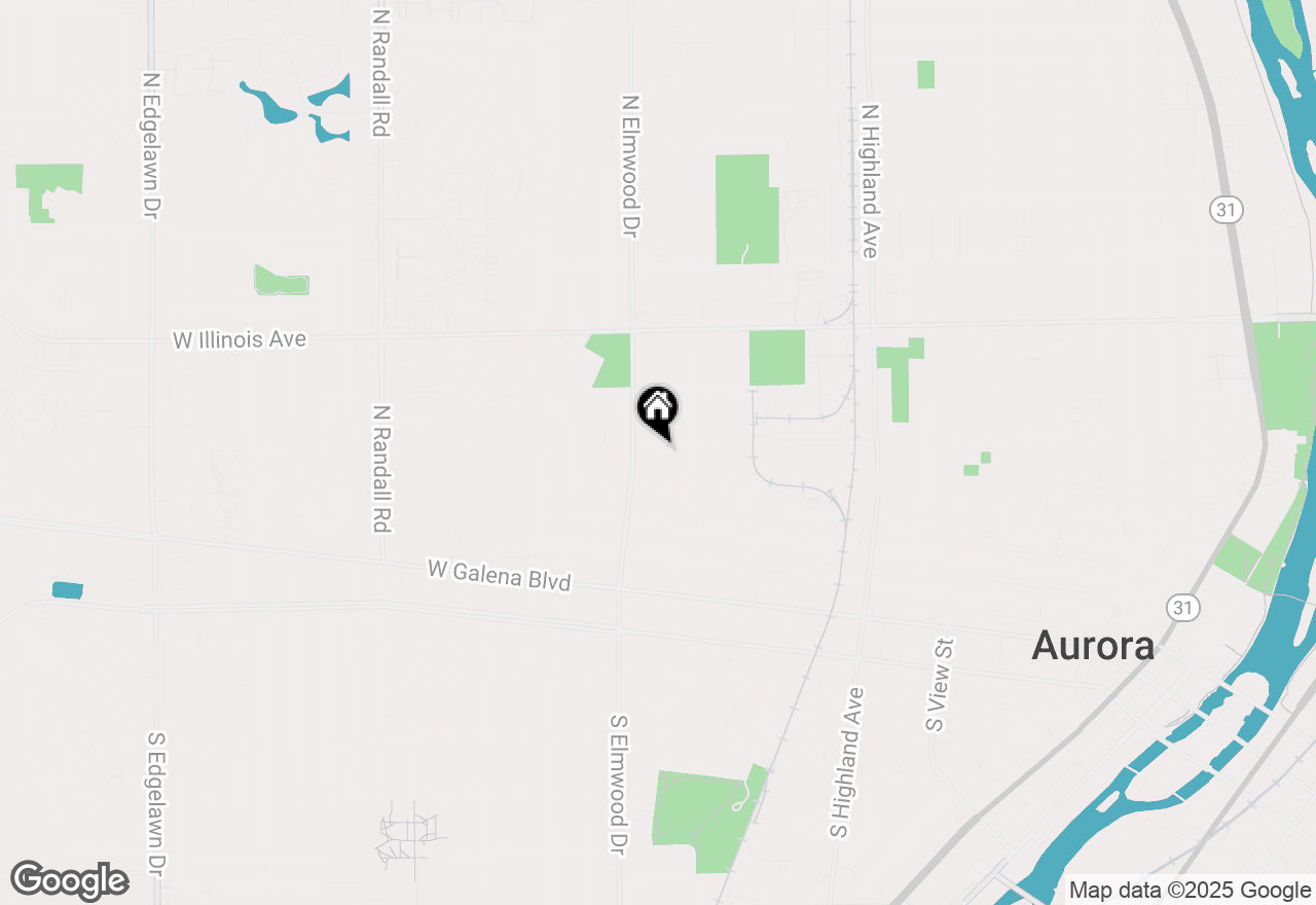 Map of 424 Howard Avenue, Aurora, IL 60506