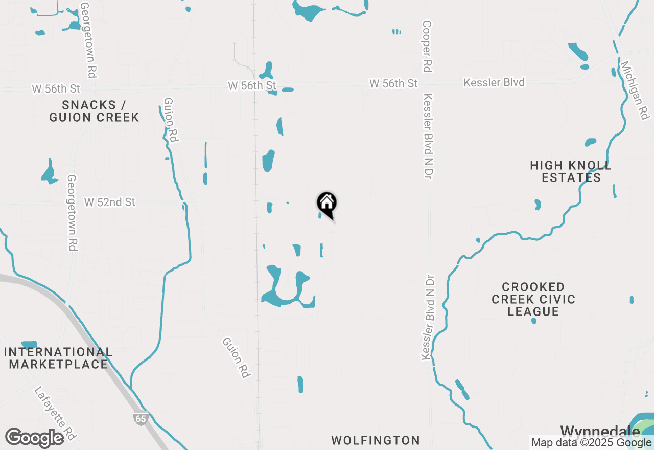 Map of 5010 Melbourne Road, Indianapolis, IN 46228