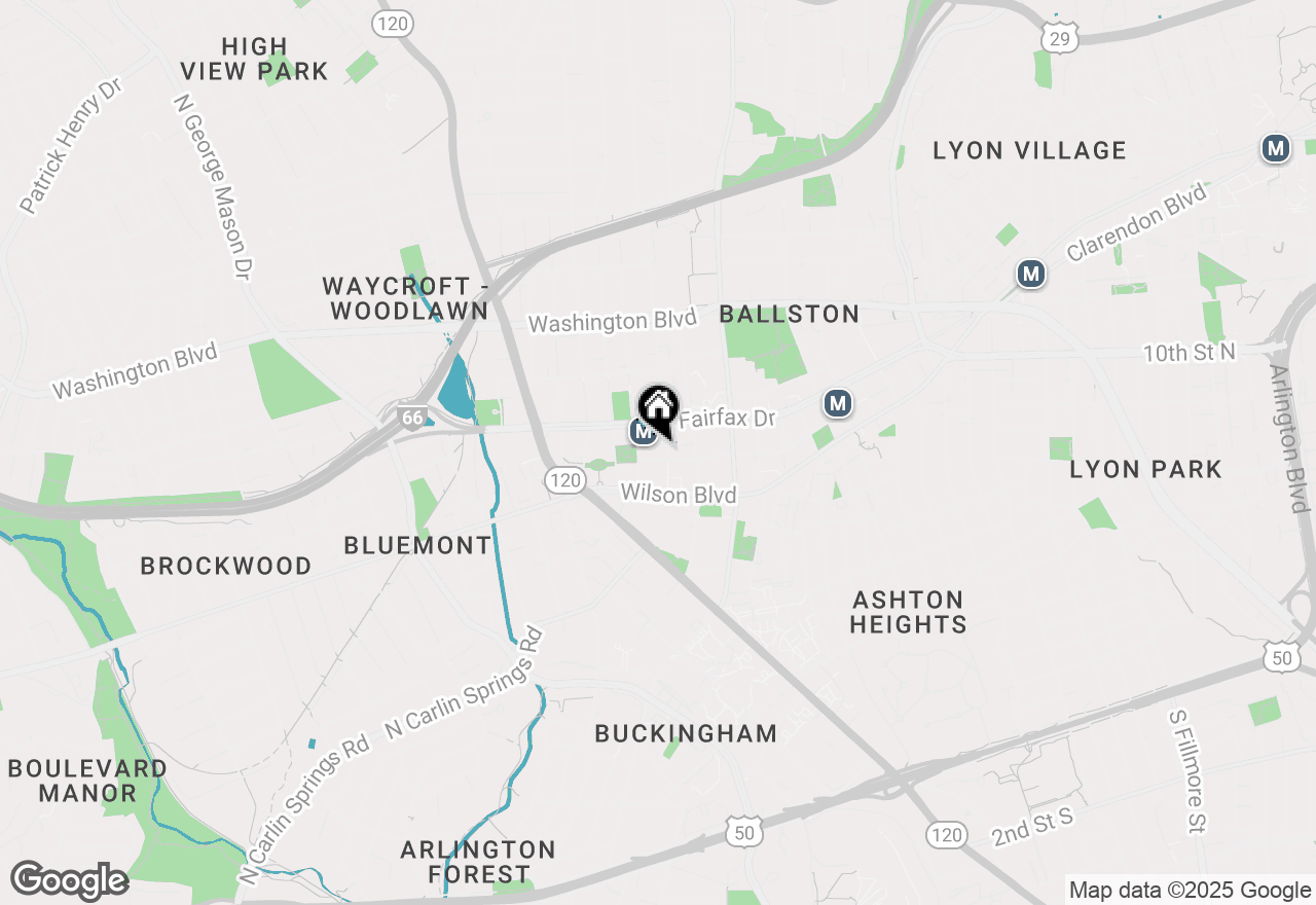 Map of 900 N Stafford Street #2016, Arlington, VA 22203