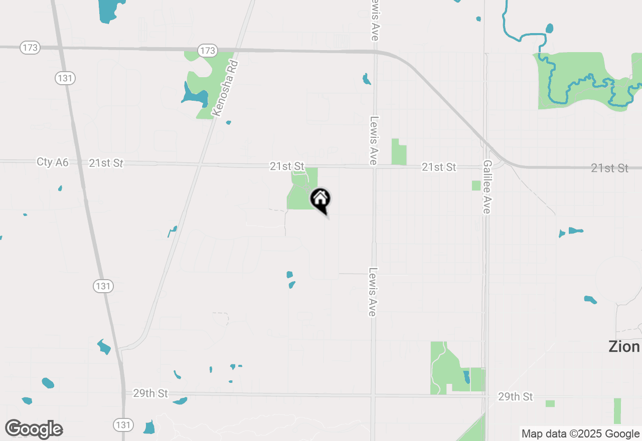 Map of 2218 Matthew Place, Zion, IL 60099