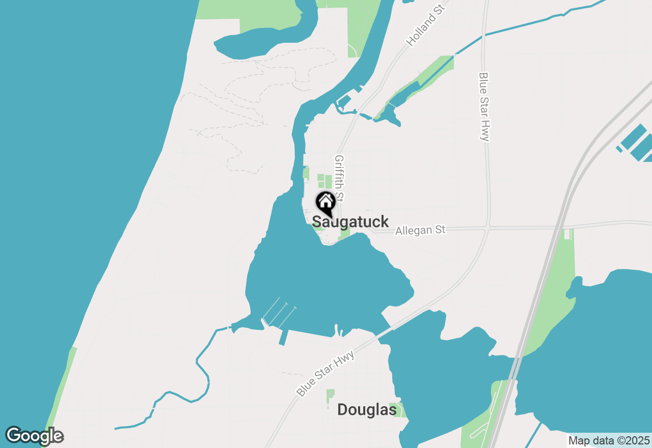 Map of 110 Butler Street, Saugatuck, MI 49453