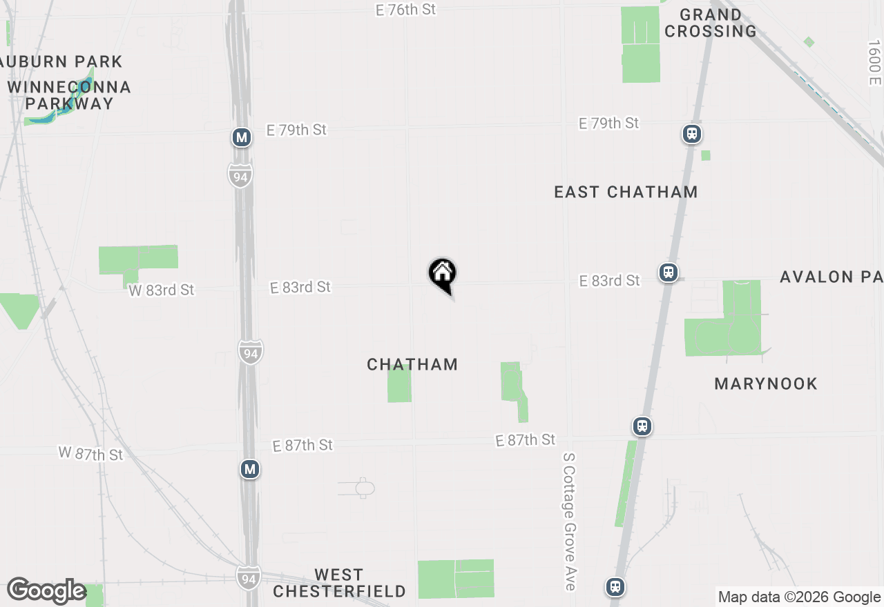 Map of 8329 S Vernon Avenue, Chicago, IL 60619