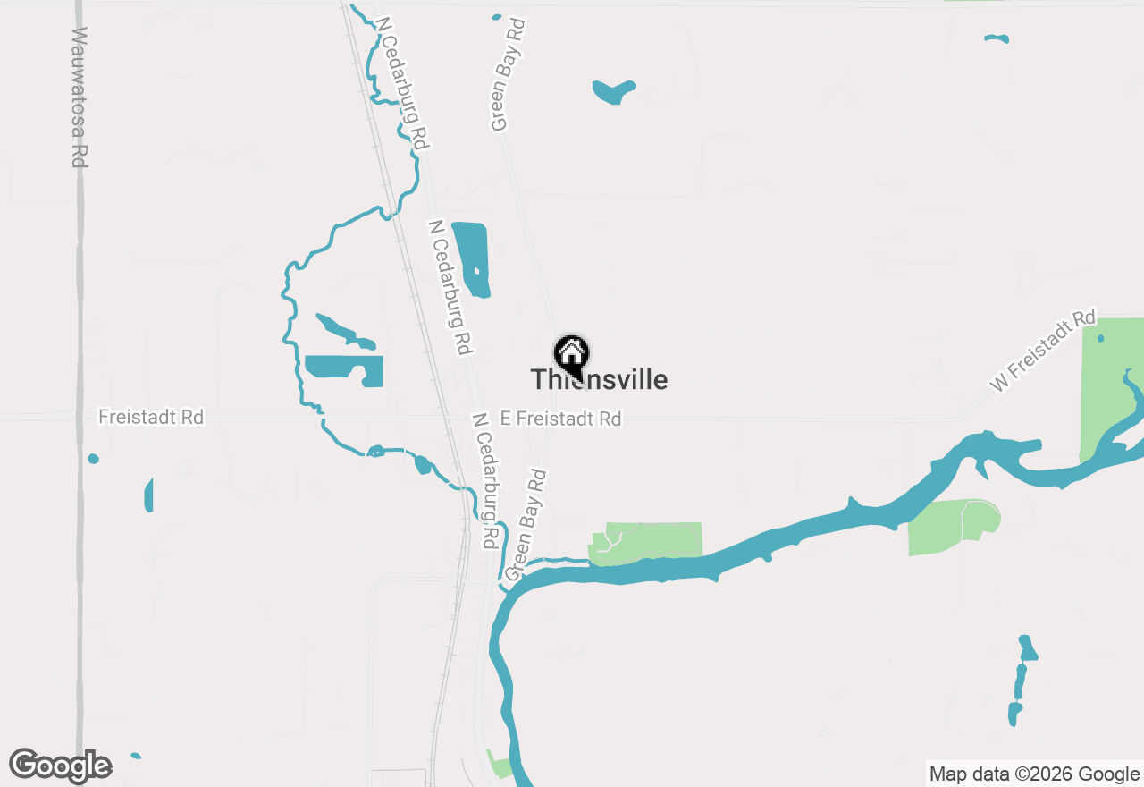 Map of 203 Grand Ave, Thiensville, WI 53092