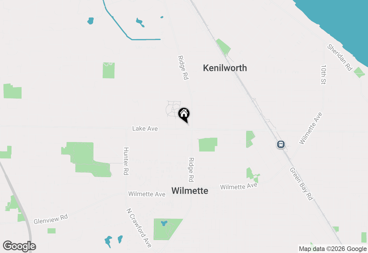 Map of 1924 Lake Avenue, Wilmette, IL 60091
