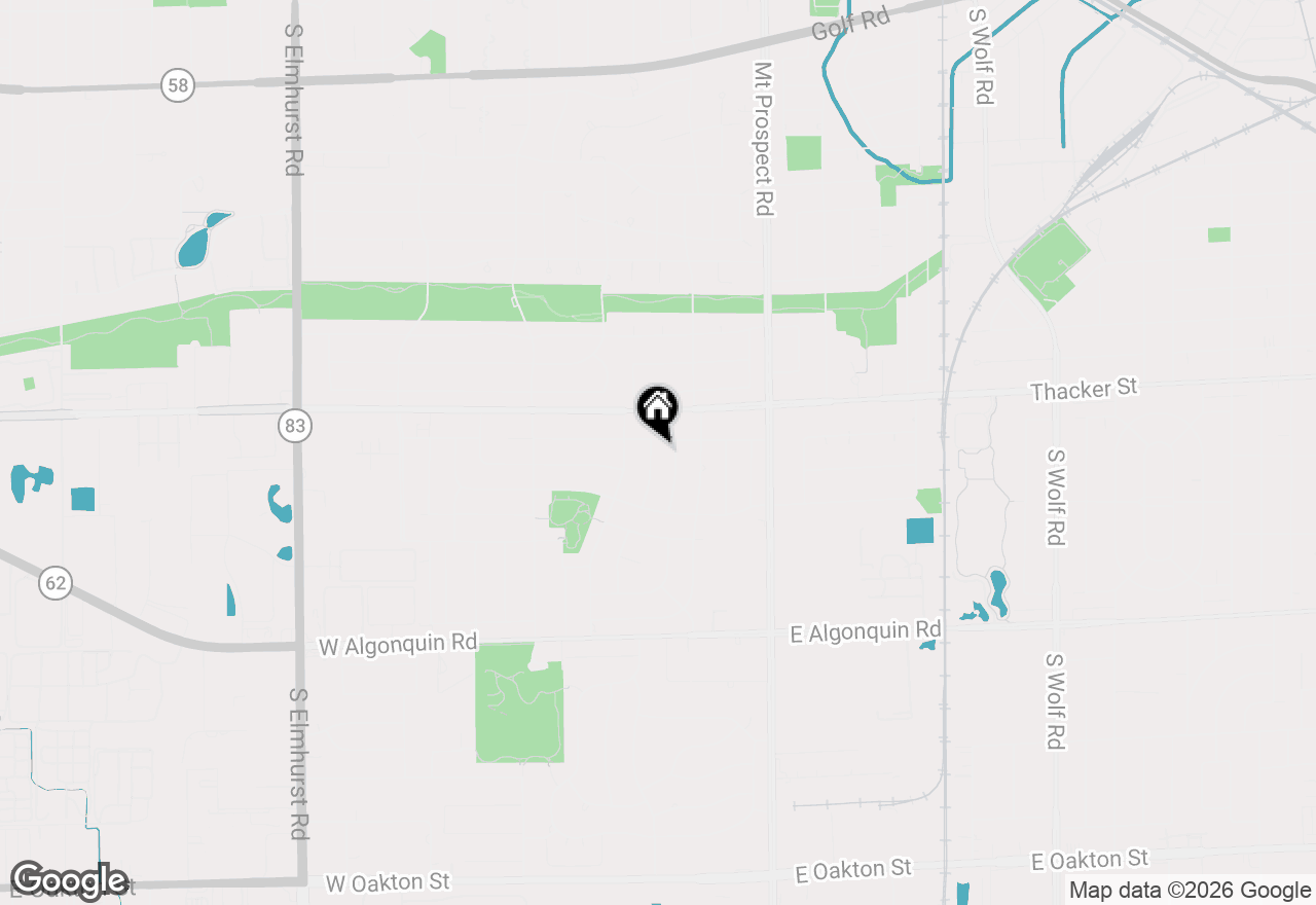 Map of 875 Horne Terrace, Des Plaines, IL 60016
