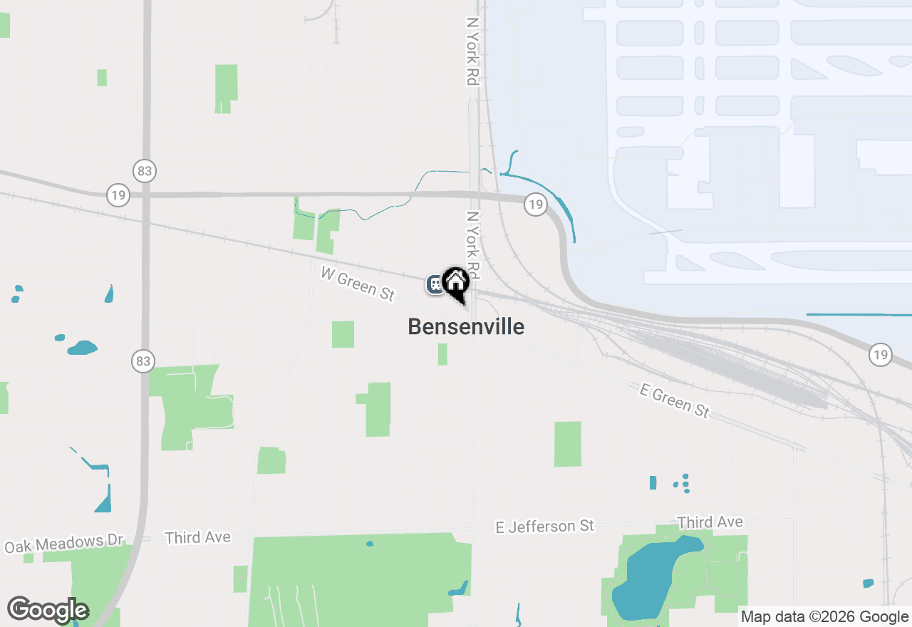 Map of 11 W Green Street #608, Bensenville, IL 60106