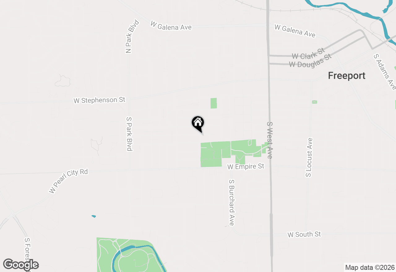 Map of 904 S Mckinley Avenue, Freeport, IL 61032