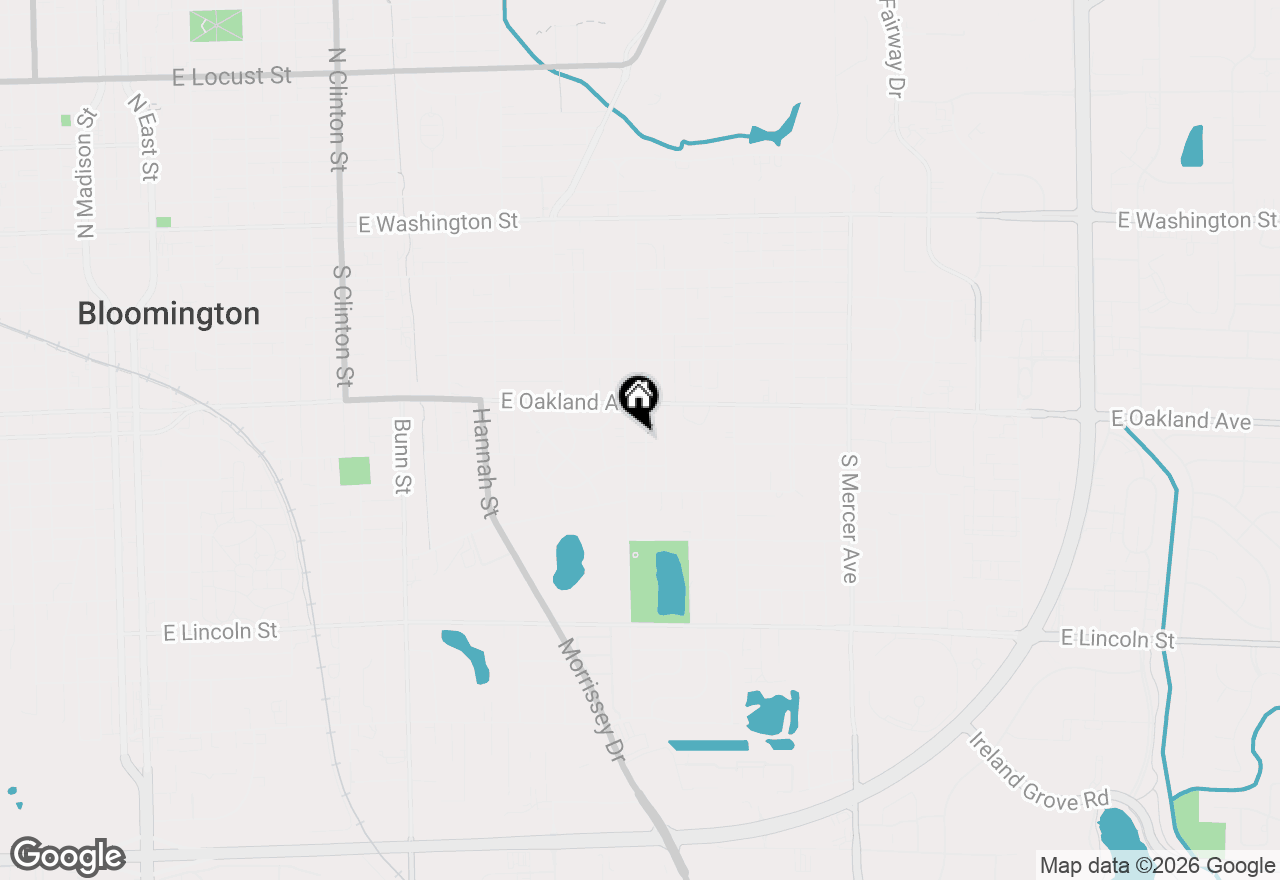 Map of 513 Kreitzer Avenue, Bloomington, IL 61701