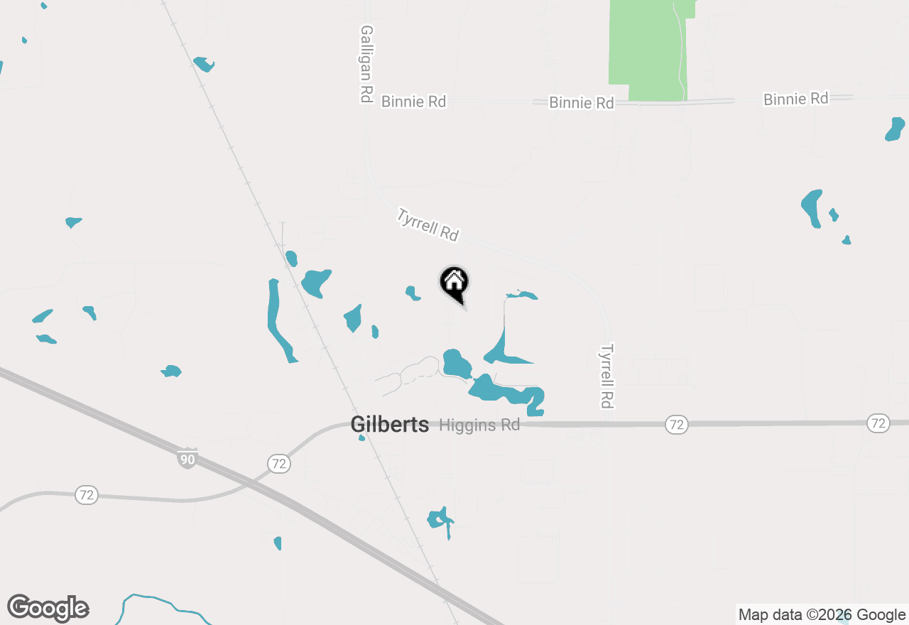 Map of 144 Town Center Boulevard, Gilberts, IL 60136