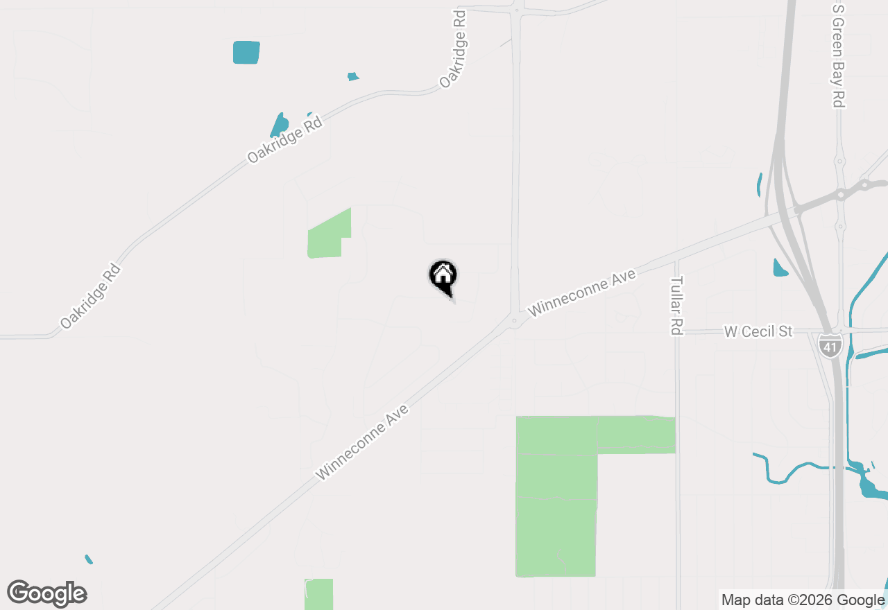 Map of 802 Sundial Ln, Neenah, WI 54956
