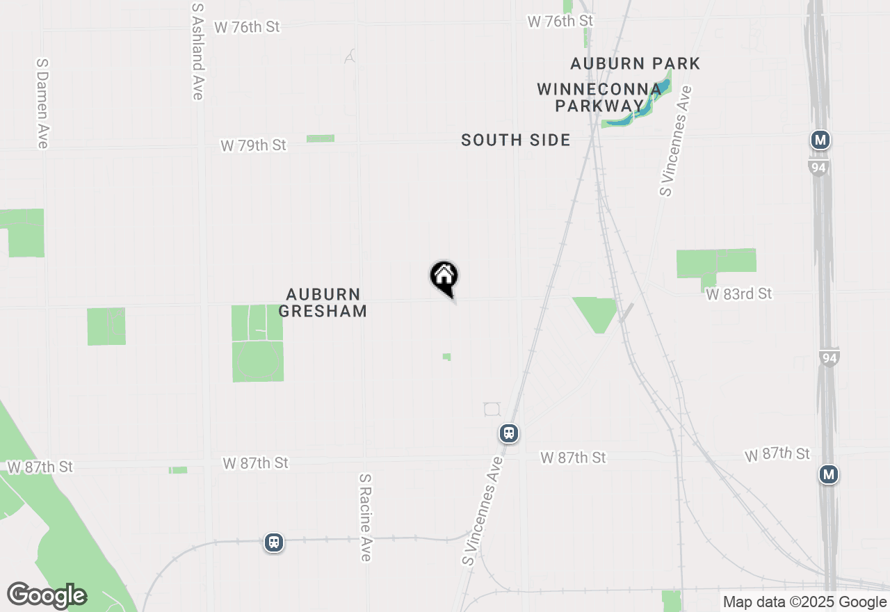 Map of 8307 S Morgan Street, Chicago, IL 60620