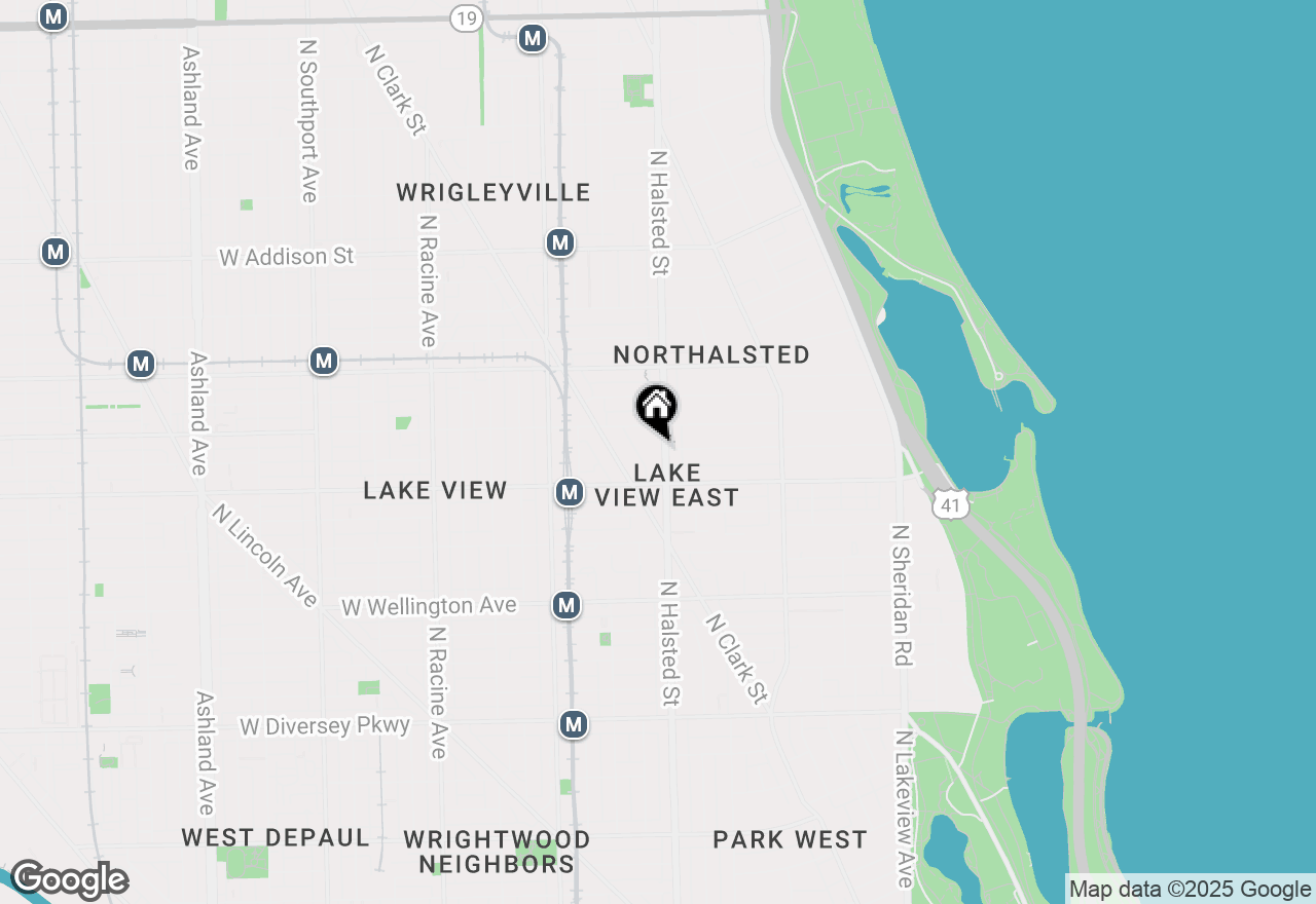 Map of 3232 N Halsted Street #H311, Chicago, IL 60657