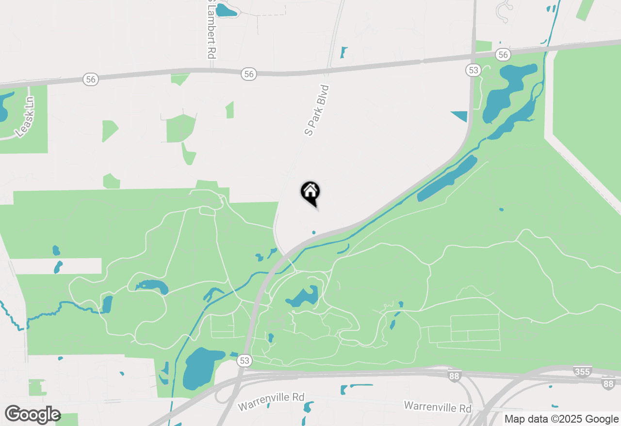 Map of 22W633 Burr Oak Drive, Glen Ellyn, IL 60137