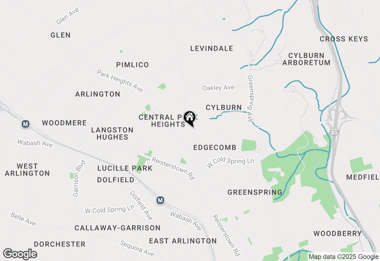 Map of 4648 Pimlico Road, Baltimore, MD 21215