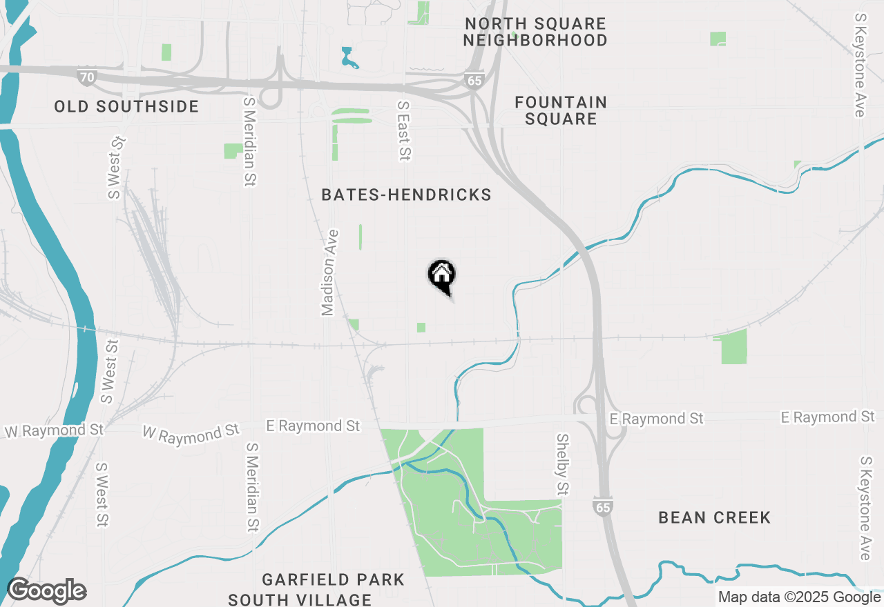 Map of 1830 Orleans Street, Indianapolis, IN 46203