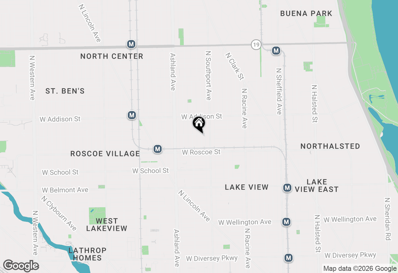 Map of 3456 N Janssen Avenue #G1, Chicago, IL 60657