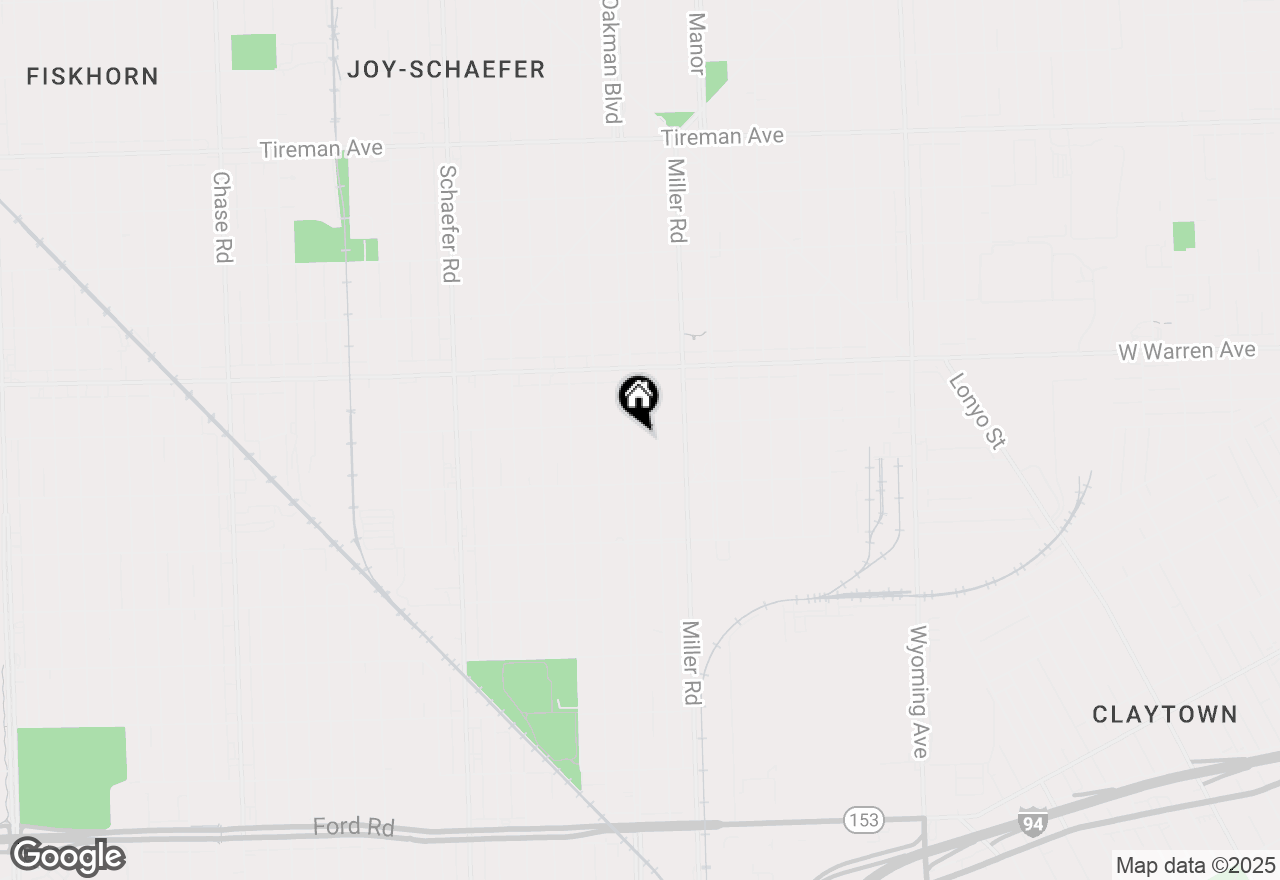 Map of 6926 Oakman Boulevard, Dearborn, MI 48126