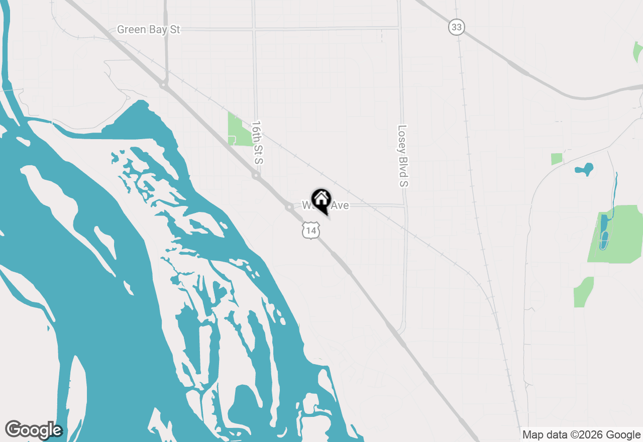 Map of 2002-2004 Ward Ave, La Crosse, WI 54601