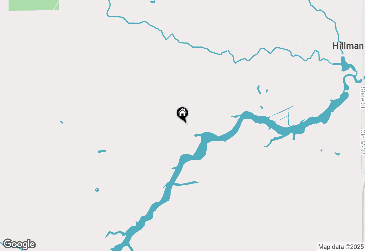Map of 22551 Theiner Trail, Hillman, MI 49746
