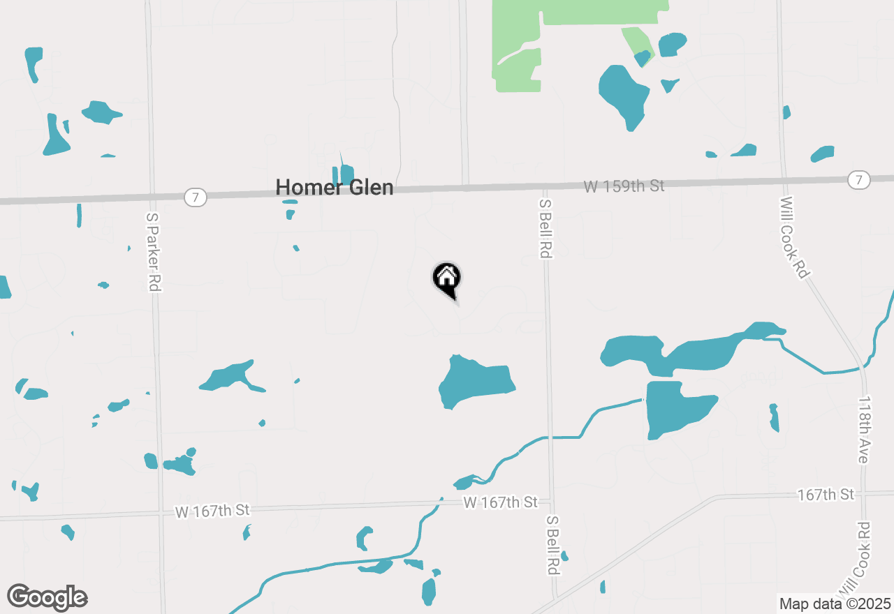Map of 16200 S Pin Oak Court, Homer Glen, IL 60491