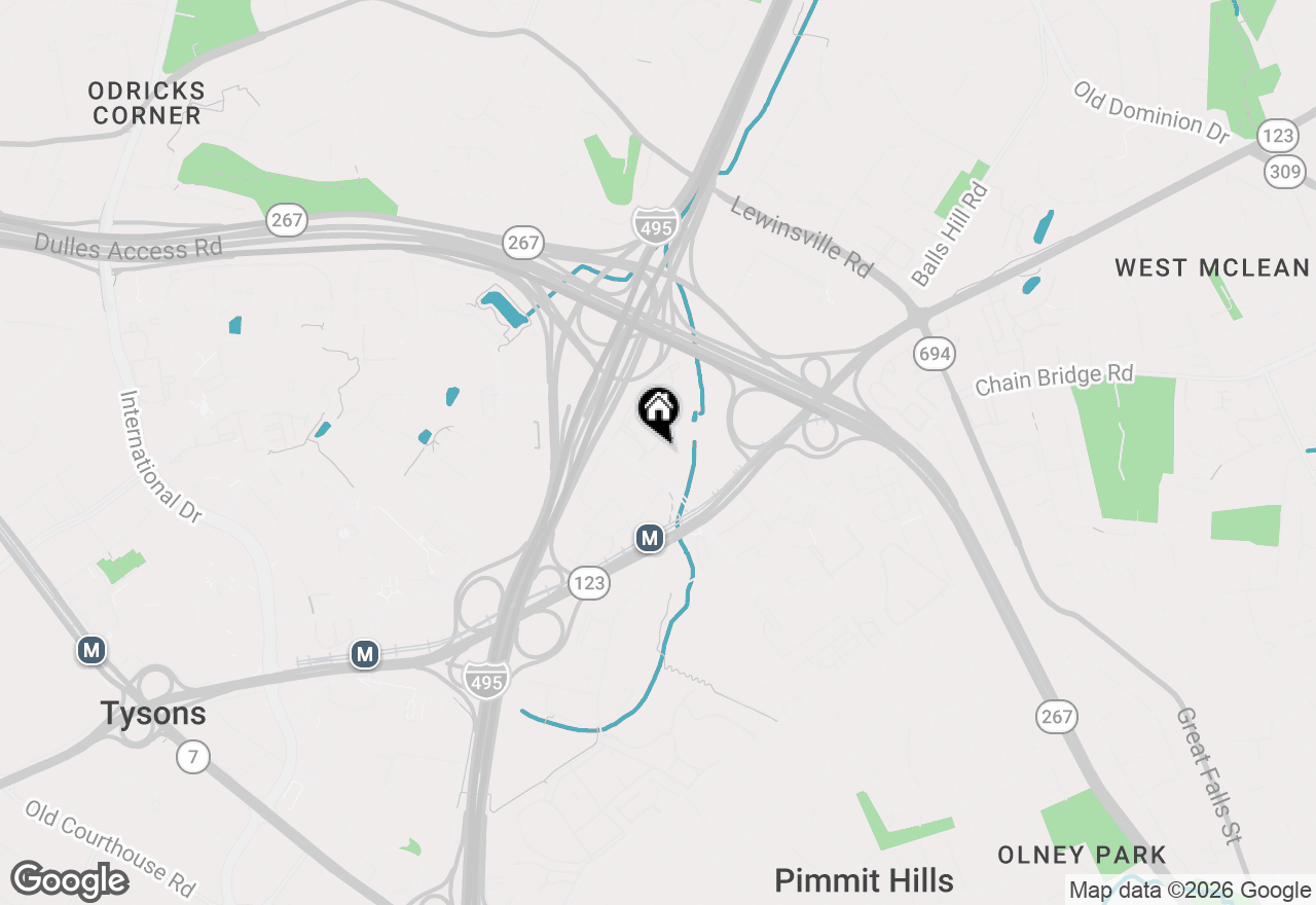 Map of 1601 Spring Gate Drive #1210, Mclean, VA 22102