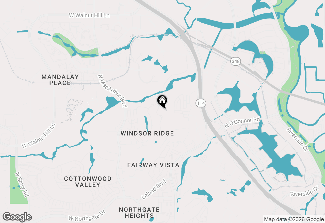Map of 504 Byron Court, Irving, TX 75038