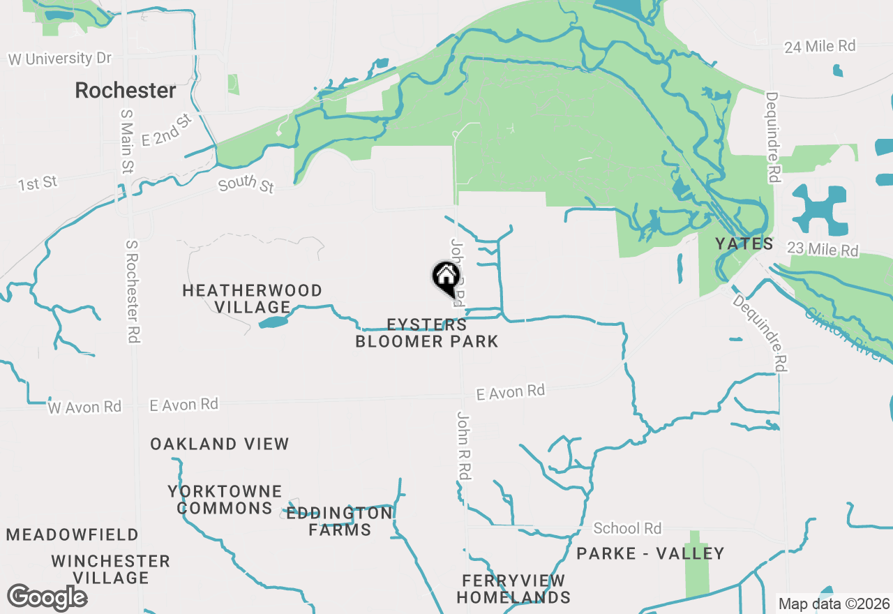 Map of 950 Gallaland Avenue, Rochester Hills, MI 48307