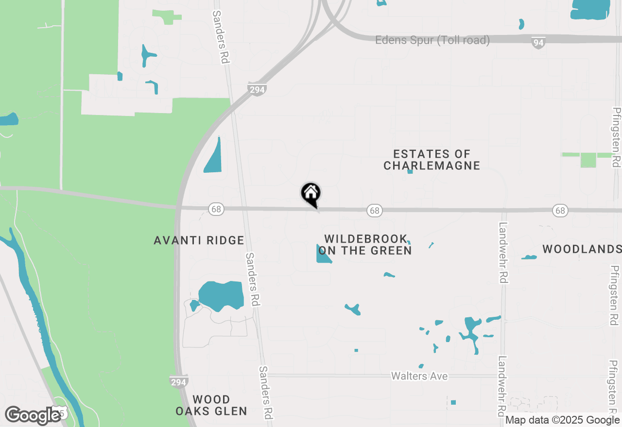 Map of 805 Timbers Edge Lane, Northbrook, IL 60062