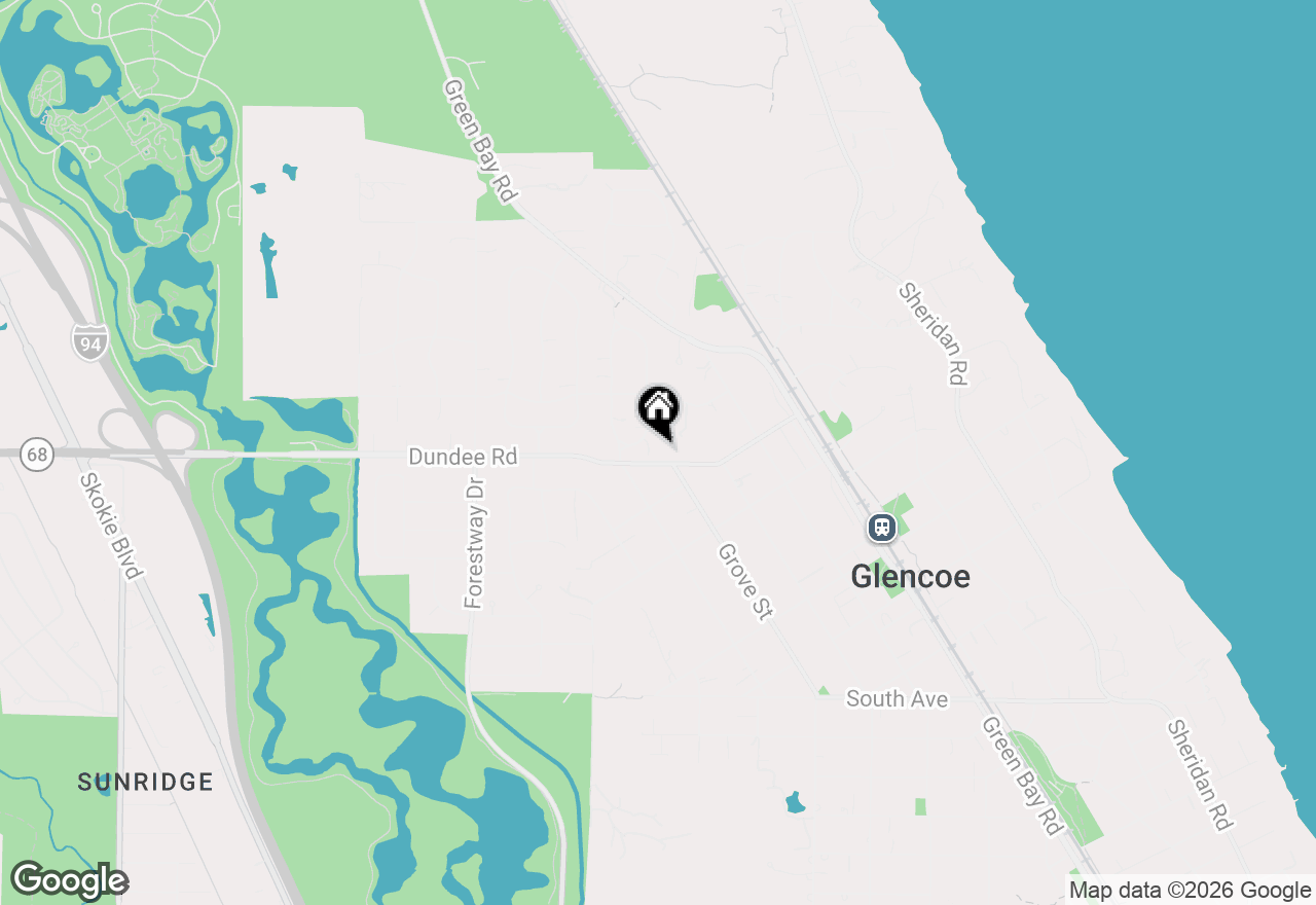 Map of 465 Dundee Road, Glencoe, IL 60022