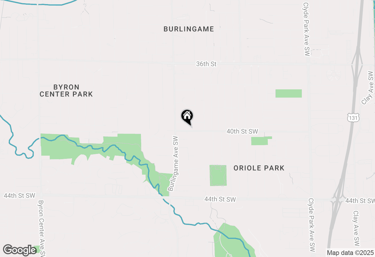 Map of 1527 40th Street Sw, Wyoming, MI 49509
