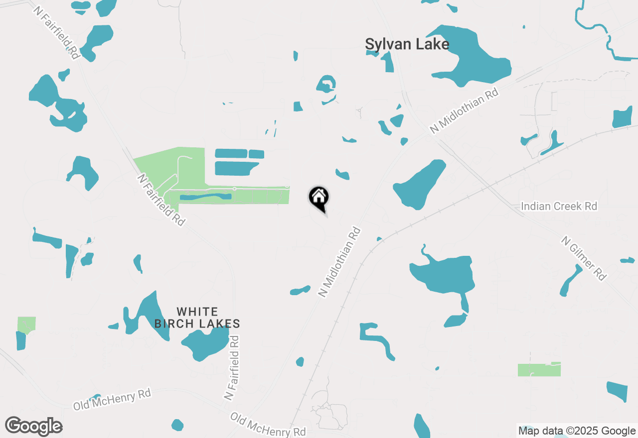 Map of 25441 N Marilyn Lane, Hawthorn Woods, IL 60047
