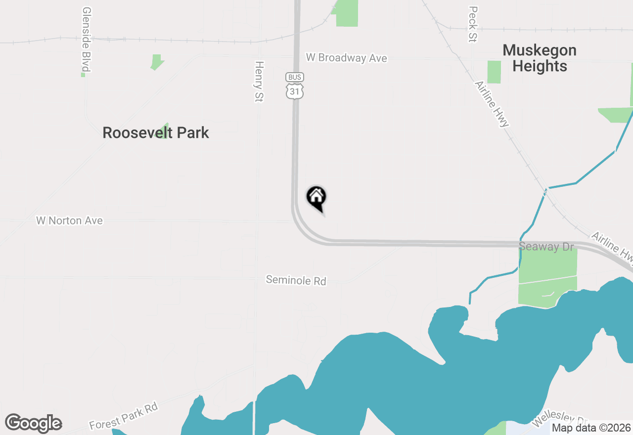 Map of 3376 Lemuel Street, Muskegon, MI 49444