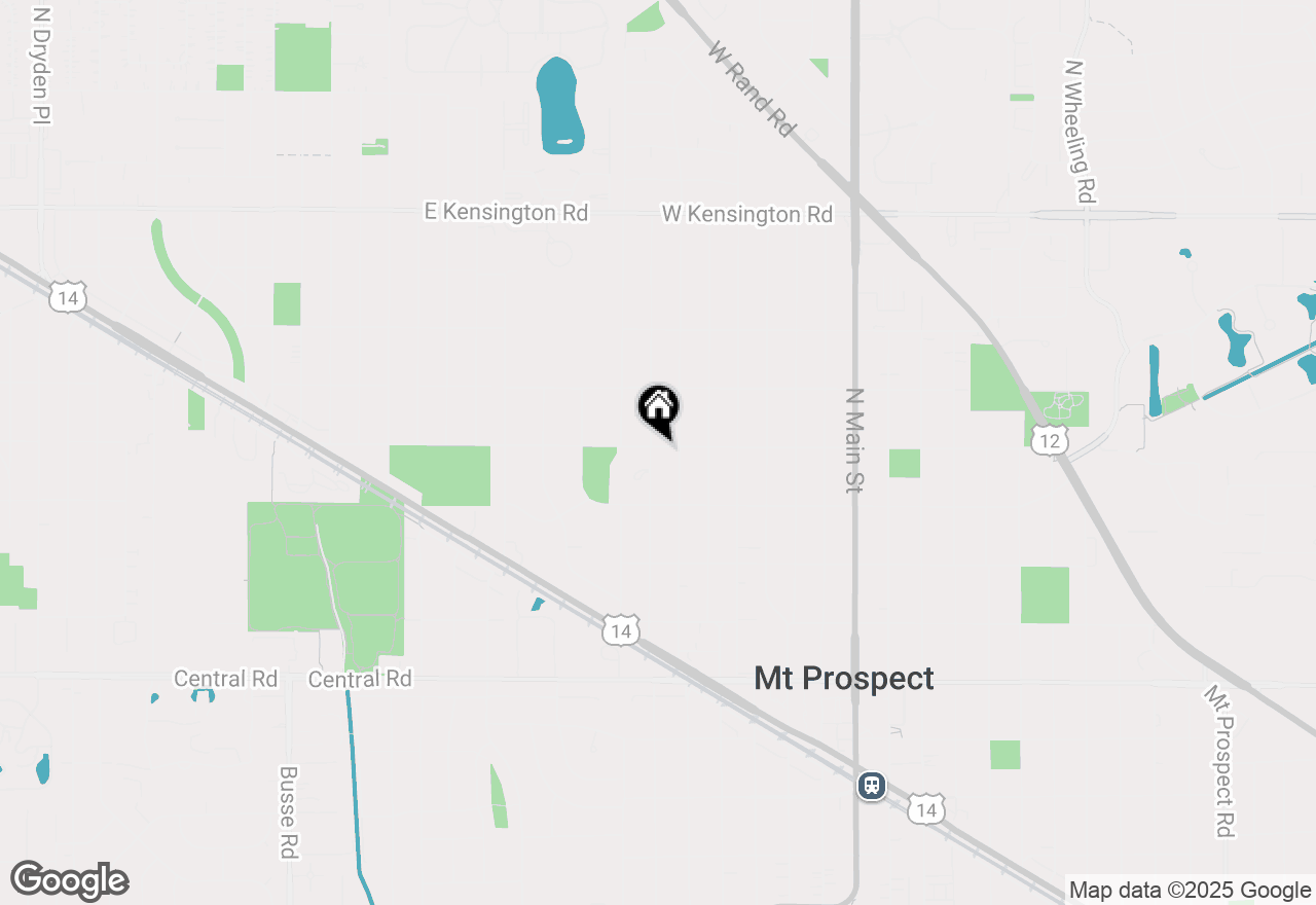 Map of 321 N Fairview Avenue, Mount Prospect, IL 60056