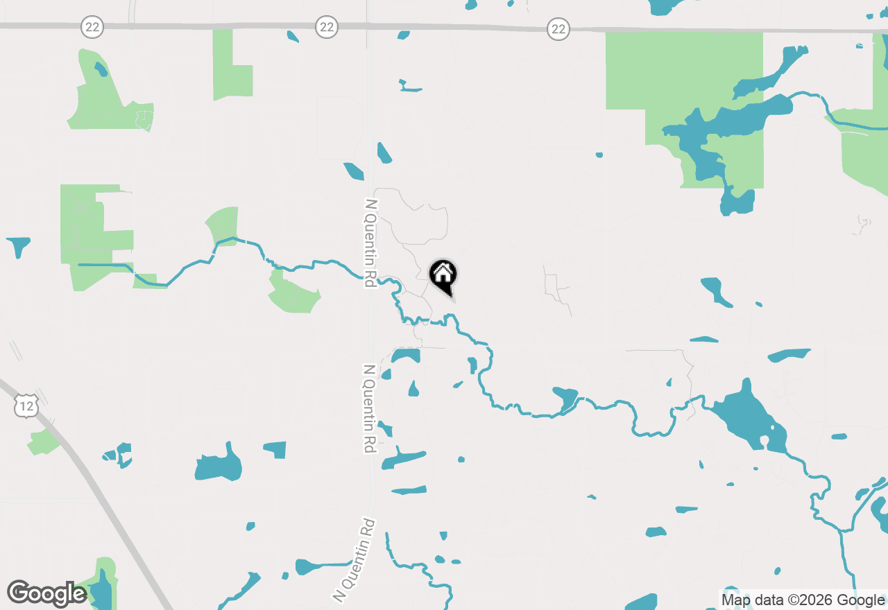 Map of 22133 N Prairie Lane, Kildeer, IL 60047