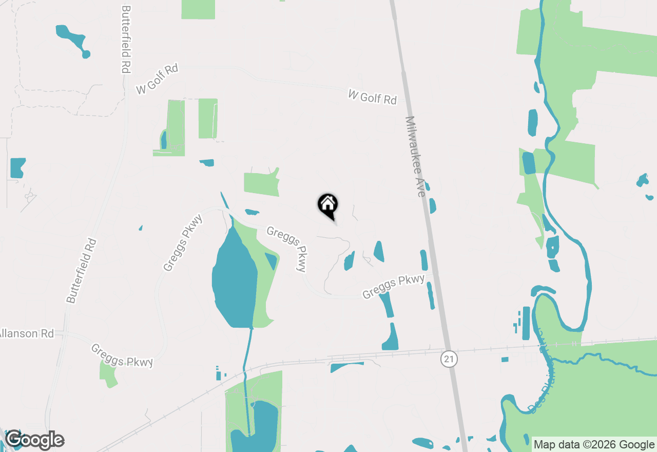 Map of 258 Colonial Drive, Vernon Hills, IL 60061
